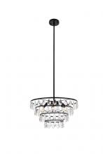  1101D20BK - Ella 20 Inch Pendant in Black