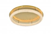  3800F33SG - Bowen 33.5 inch LED Flush Mount in Satin Gold