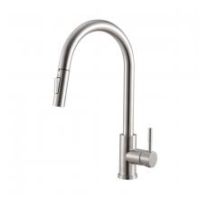  FAK-302BNK - Jack Single Handle Pull Down Sprayer Kitchen Faucet in Brushed Nickel