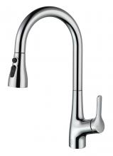  FAK-305PCH - Andrea Single Handle Pull Down Sprayer Kitchen Faucet in Chrome