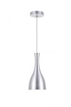  LD2407BN - Aiken 1 Light Burnished Nickel Pendant