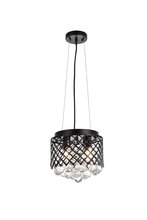  LD520D10BK - Tully 4 Lights Pendant in Black