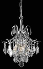  LD8100D12C - Amelia Collection Pendant D12in H15in Lt:3 Chrome Finish