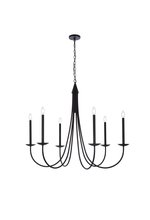  LD810D42BK - Cohen 42 Inch Pendant in Black