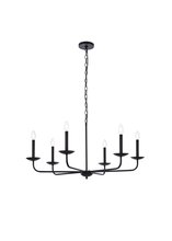  LD812D36BK - Cohen 36 Inch Pendant in Black