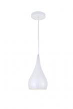  LDPD2001WH - Nora 1 Light White Pendant