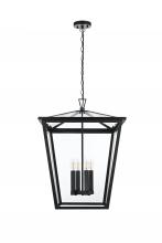  OD334H27BK - Oxford 7 inch Outdoor Pendant in Black