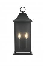  OD503W21BK - Shepard 8 inch Outdoor Wall Sconce in Black