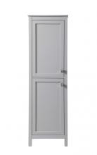  SC012065GR - 20 Inch Wide Bathroom Linen Storage Freestanding Cabinet in Grey