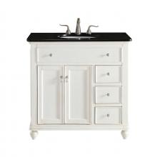  VF12336AW - 36 In. Single Bathroom Vanity Set in Antique White