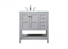  VF16432GR - 32 Inch Single Bathroom Vanity in Grey