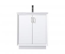  VF19630WH - 30 Inch Single Bathroom Vanity in White