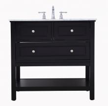  VF27036BK - 36 In. Single Bathroom Vanity Set in Black