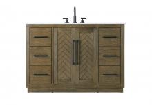  VF29048HO - 48 inch Single Bathroom Vanity in Hazel Oak