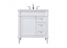  VF31832WH - 32 Inch Single Bathroom Vanity in White