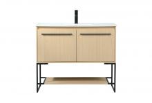  VF42540MMP - 40 Inch Single Bathroom Vanity in Maple