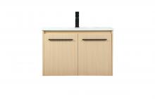  VF44530MMP - 30 Inch Single Bathroom Vanity in Maple