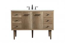  VF48048NT - 48 Inch Single Bathroom Vanity in Natural Oak