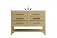  VF60548MHB - 48 inch Single Bathroom Vanity in Honey Brown