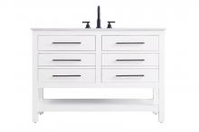  VF60548WH - 48 inch Single Bathroom Vanity in White