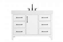  VF60648WH - 48 inch Single Bathroom Vanity In White