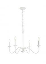  LD5006D30WH - Rohan 30 Inch Chandelier in White