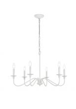  LD5006D36WH - Rohan 36 Inch Chandelier in White