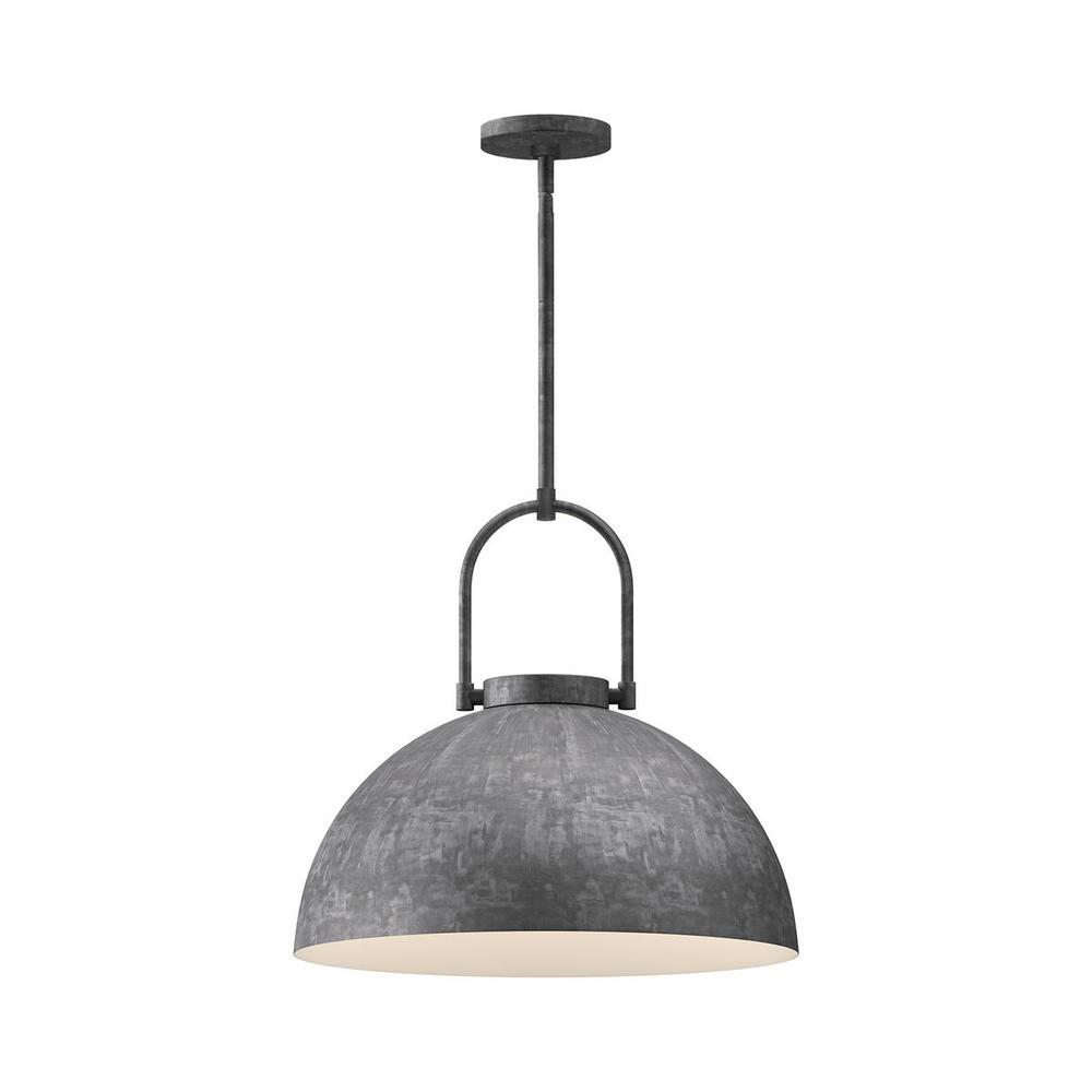 Harper 16-in Steel Shade 1 Light Pendant