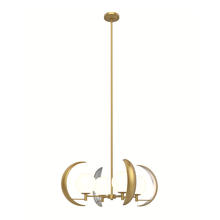 Alora Lighting CH351204VB - Celeste Vintage Brass 4 Lights Chandeliers