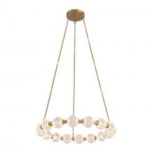  CH321032NB-UNV-010 - Marni 32-in Natural Brass LED Chandelier