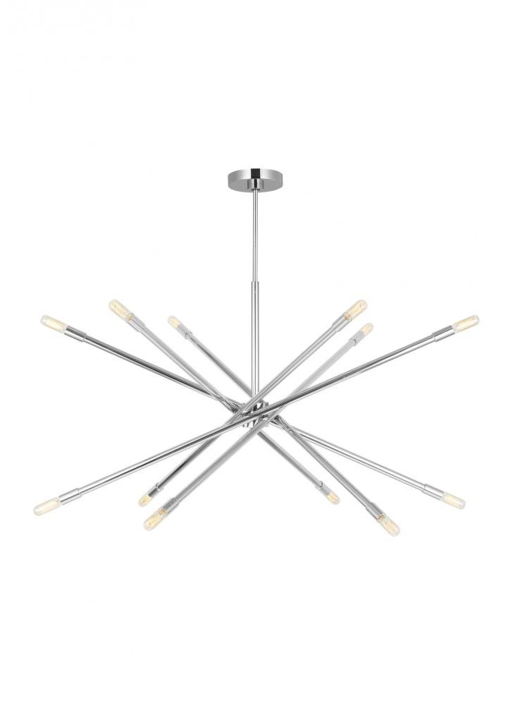 Eastyn Modern 12-Light Indoor Dimmable Extra Large Chandelier