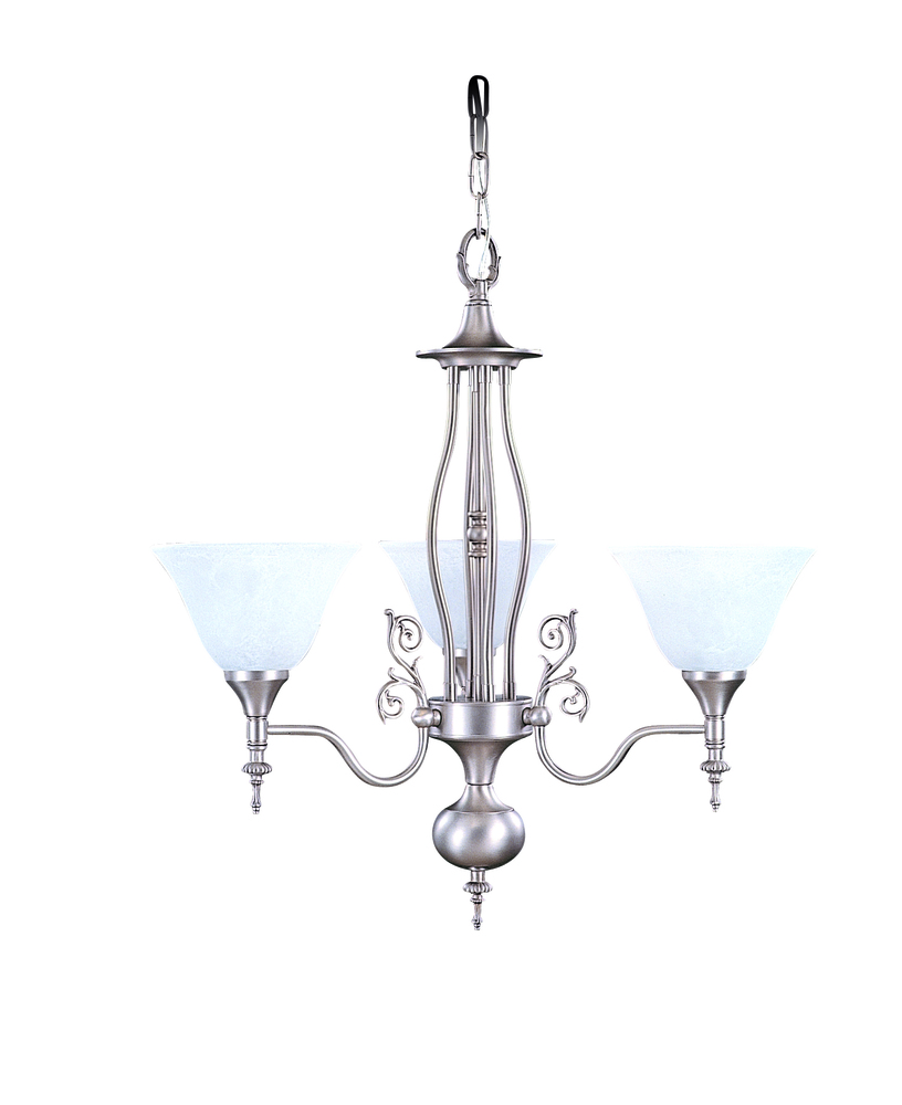 Three Light Chandelier from the Black Forest Collection
