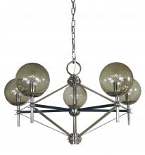  5065 PN/MBLACK - 5-Light Calista Dining Chandelier