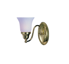 Framburg 8411 PB - 1-Light Polished Brass Magnolia Sconce