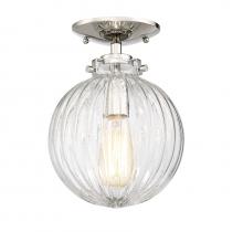  M60056PN - 1-Light Ceiling Light in Polished Nickel