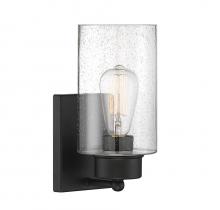  M90013MBK - 1-Light Wall Sconce in Matte Black