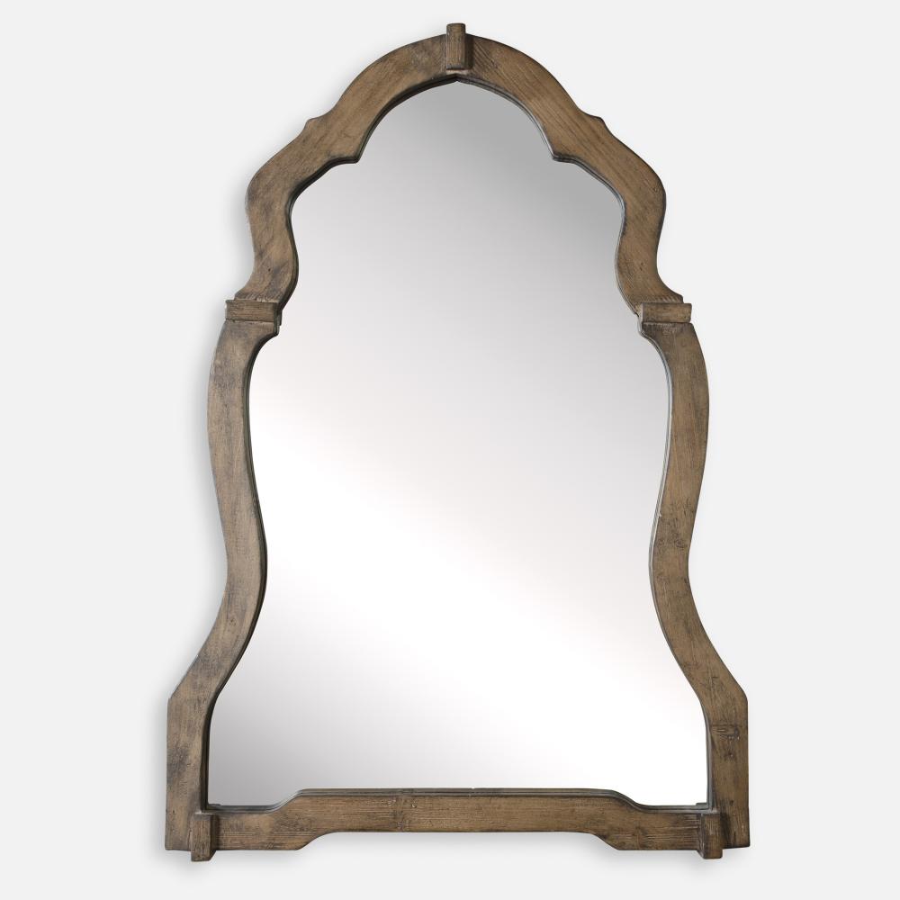 Uttermost Agustin Light Walnut Mirror