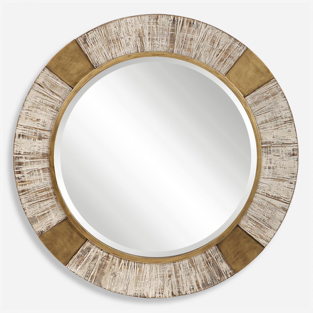 Uttermost Reuben Gold Round Mirror