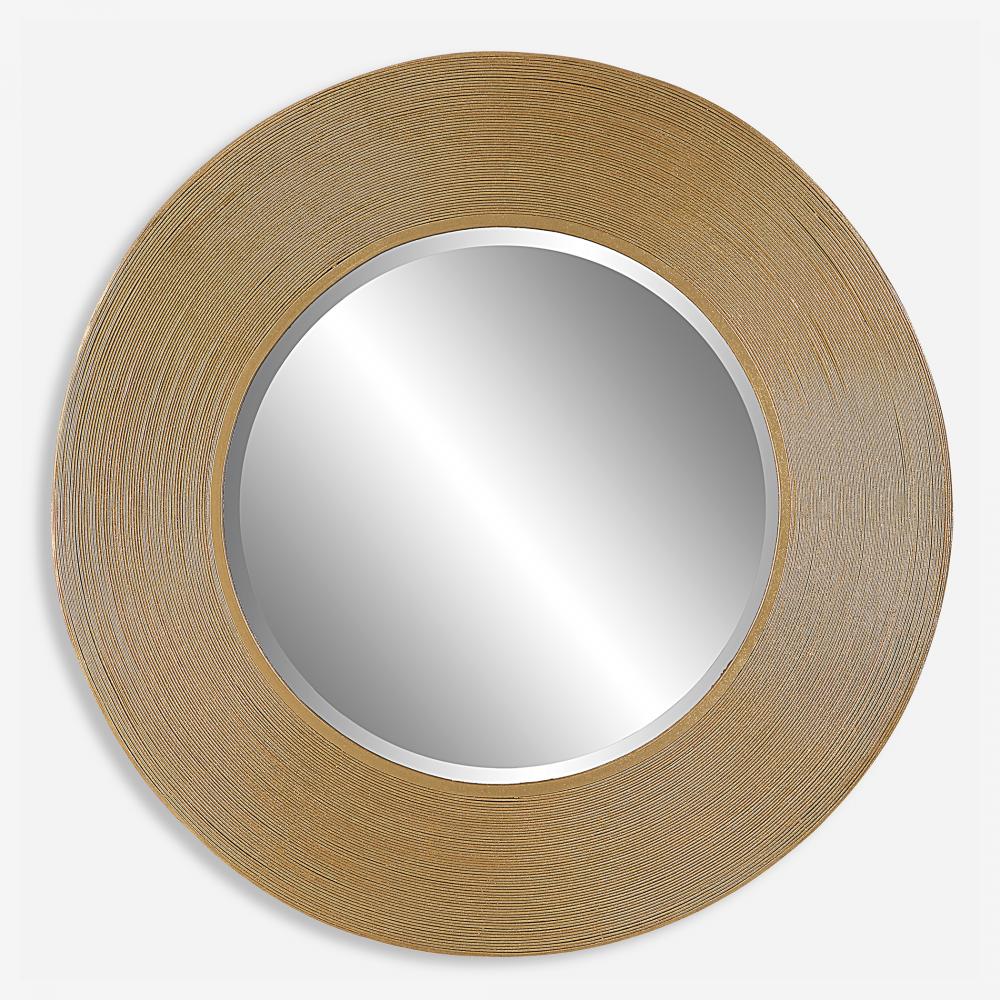 Uttermost Archer Gold Wire Round Mirror