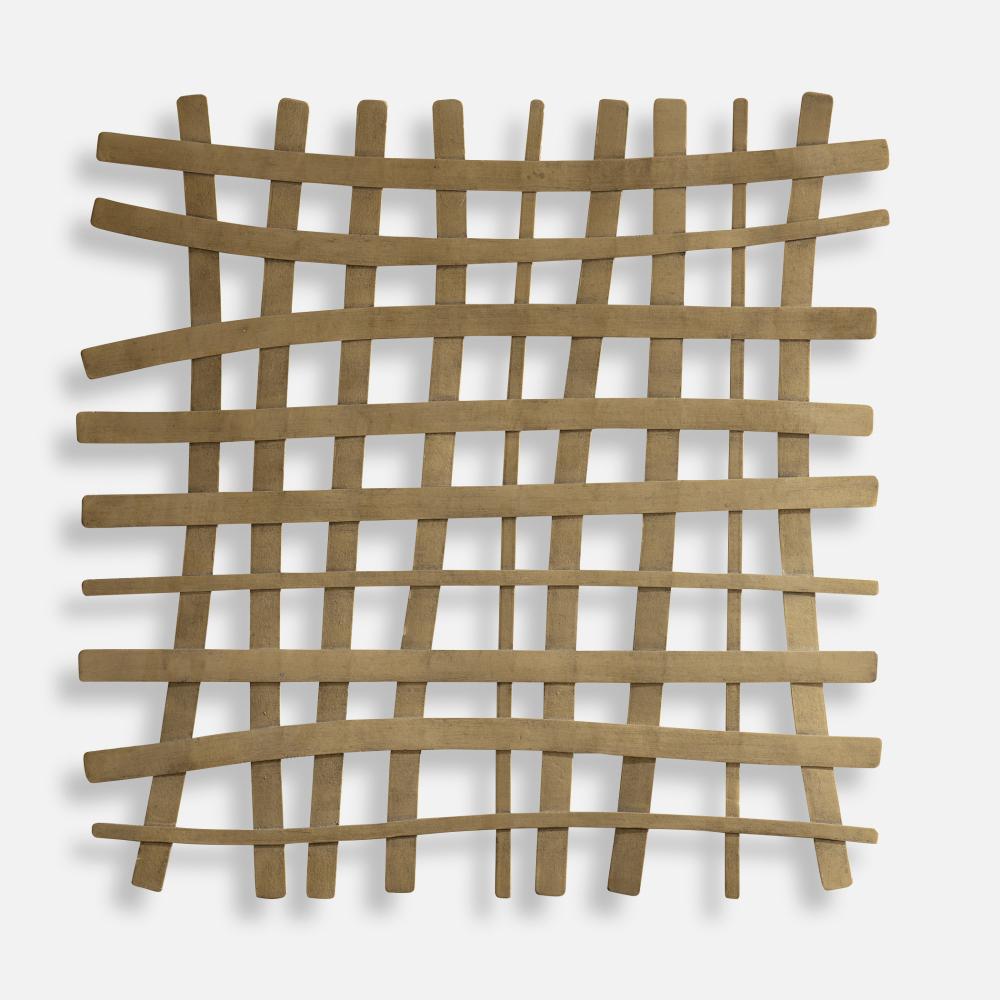 Uttermost Gridlines Gold Metal Wall Decor