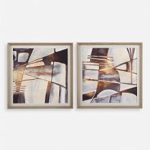  32390 - Uttermost Vetrina Framed Abstract Prints Set/2