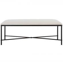  23688 - Avenham Black Framed Bench