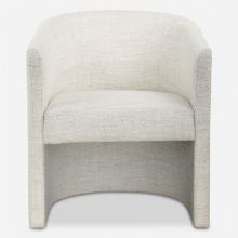  23798 - Encompass White Fabric Dining Chair