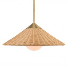  21590 - Phuvinh 1 Light Rattan Shade Pendant