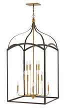 Hinkley 3419BZ - Double Extra Large Three Tier Open Frame Chandelier