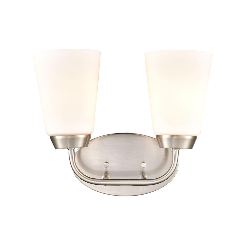 Thomas - Winslow 12.5'' Wide 2-Light Vanity Light - Brushed Nickel