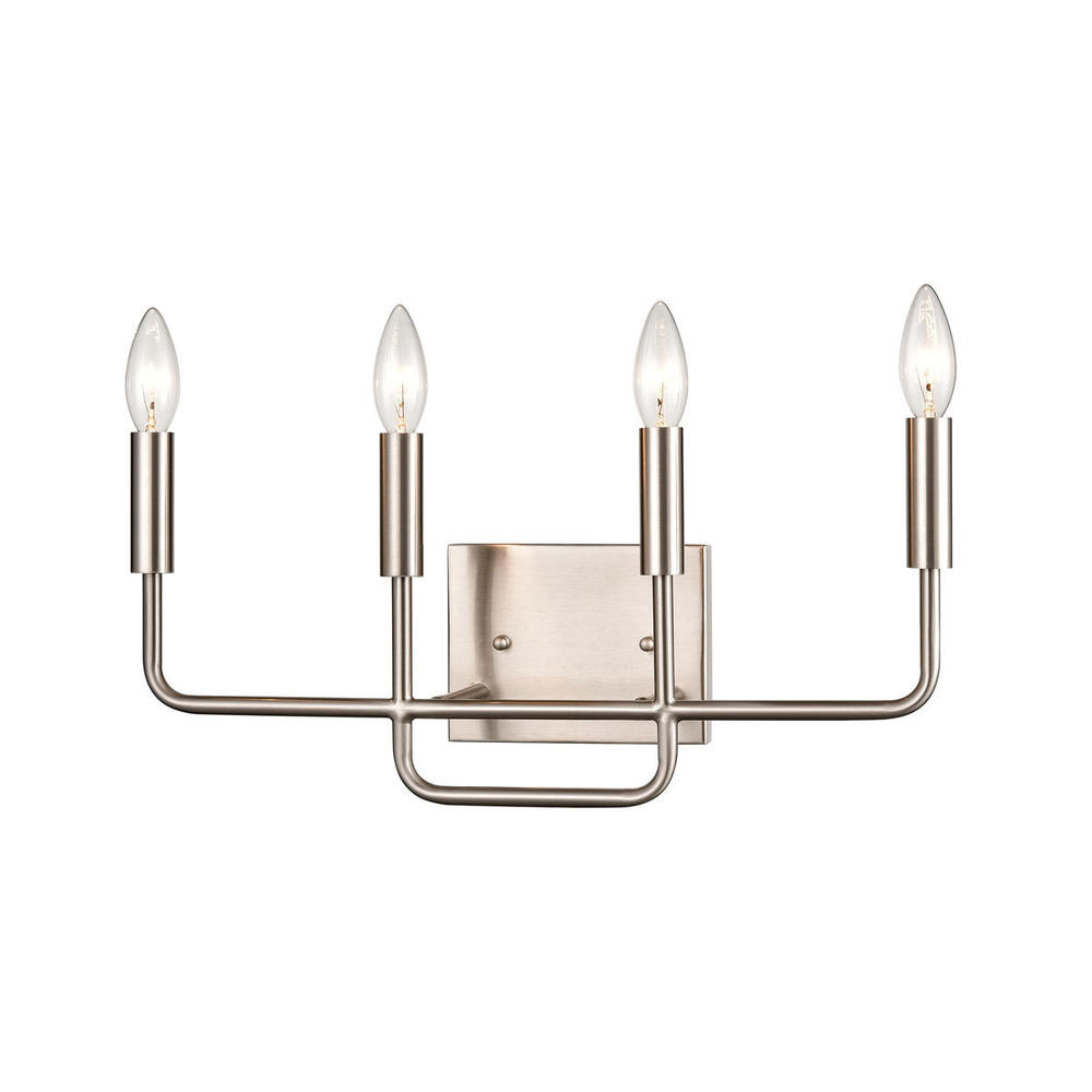 Thomas - Park Slope 18.5'' Wide 4-Light Vanity Light - Brushed Nickel