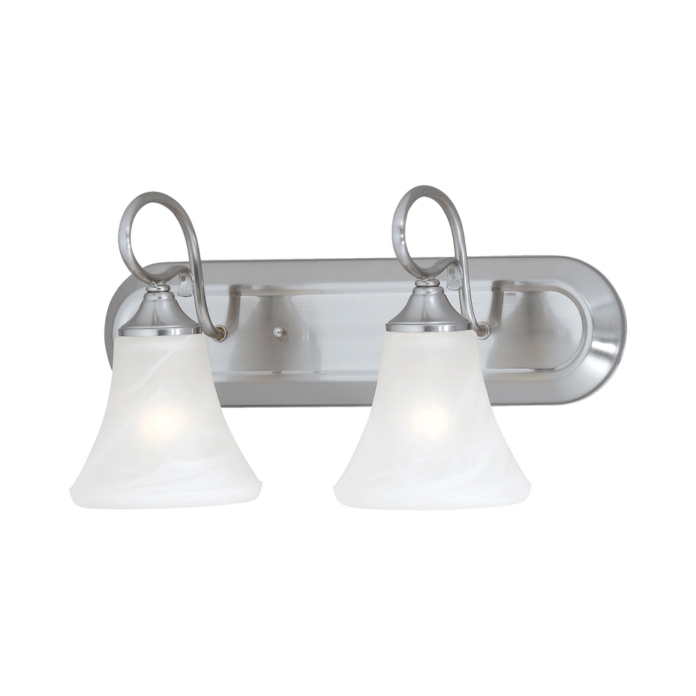 Thomas - Elipse 18'' Wide 2-Light Vanity Light - Brushed Nickel