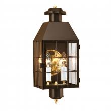  1093-BR-CL - American Heritage 21.75'' High 2-Light Outdoor Sconce - Bronze