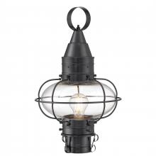  1511-GM-CL - Classic Onion 17.5'' High 1-Light Outdoor Post Light - Gun Metal